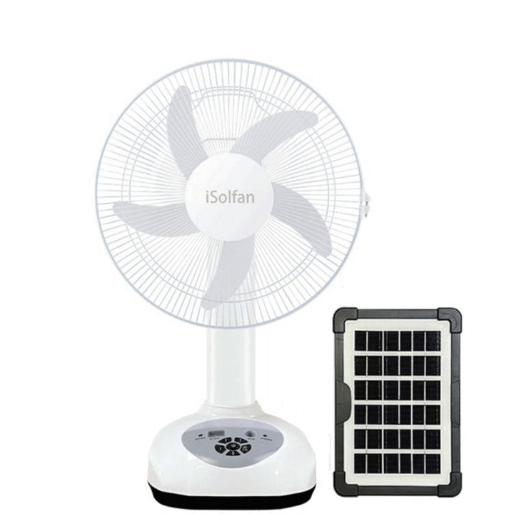 Ladies solar-powered stand fan with intelligent control Kalsten