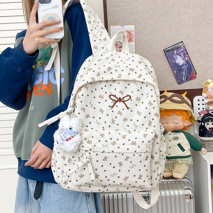 Floral-Patterned Travel Backpack Kalsten