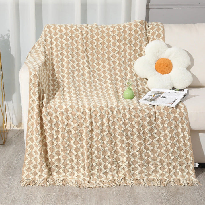 Ladies decorative throw blanket Kalsten