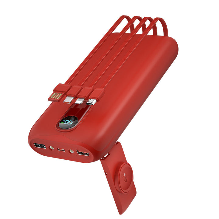 Portable power bank with fast inductive charging and multiple USB ports Kalsten