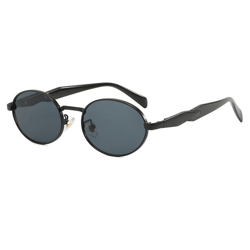 Women's designer sunglasses with high-quality round frame and protective UV filter Kalsten