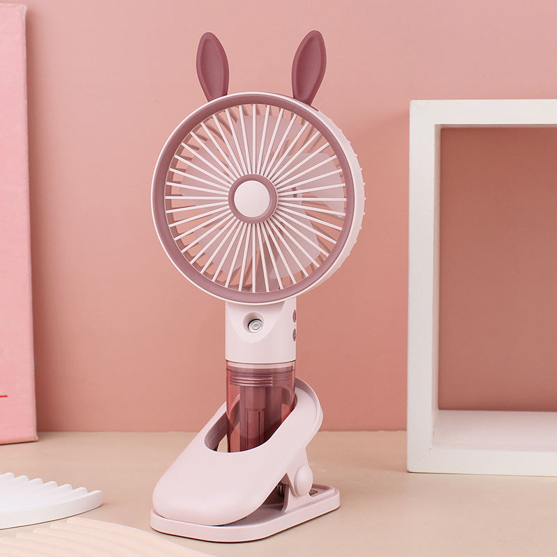 Women Portable Mini Fan with Spray Function Kalsten