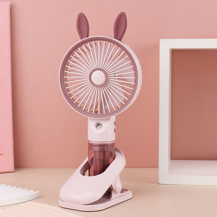 Women Portable Mini Fan with Spray Function Kalsten