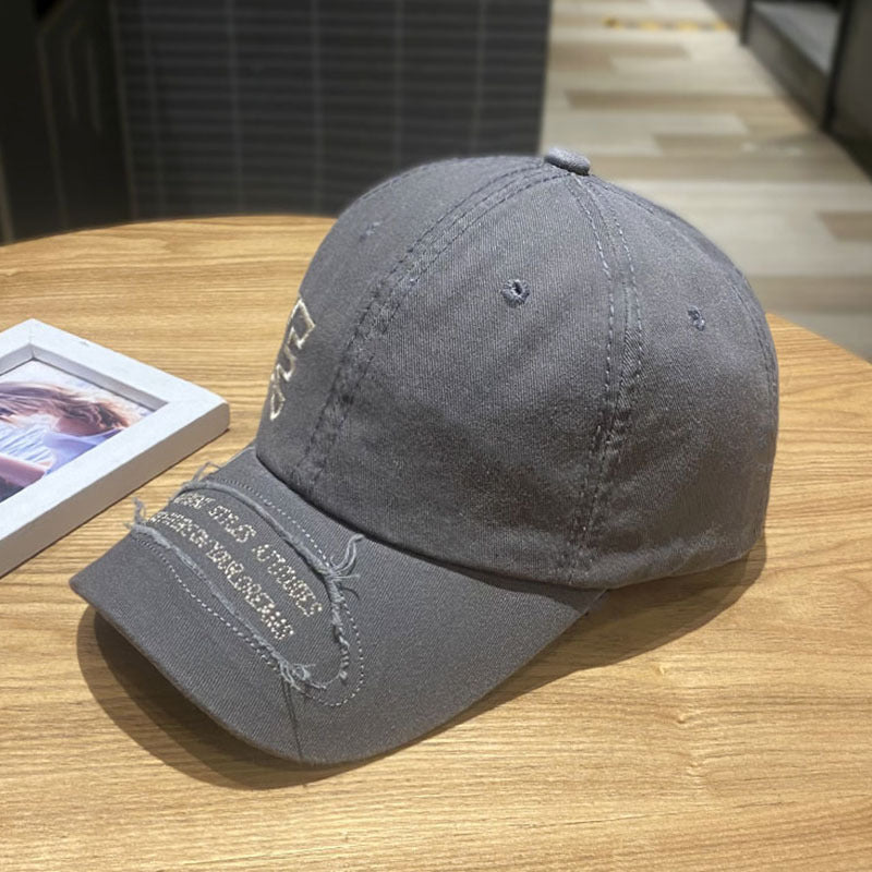Women's Distressed Casual Denim Cap Kalsten