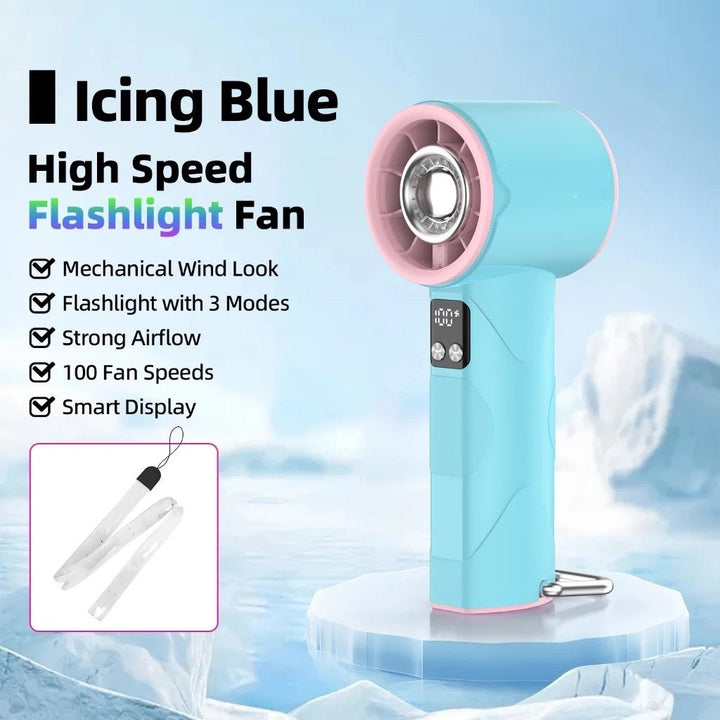Ladies high-speed fan with flashlight Kalsten