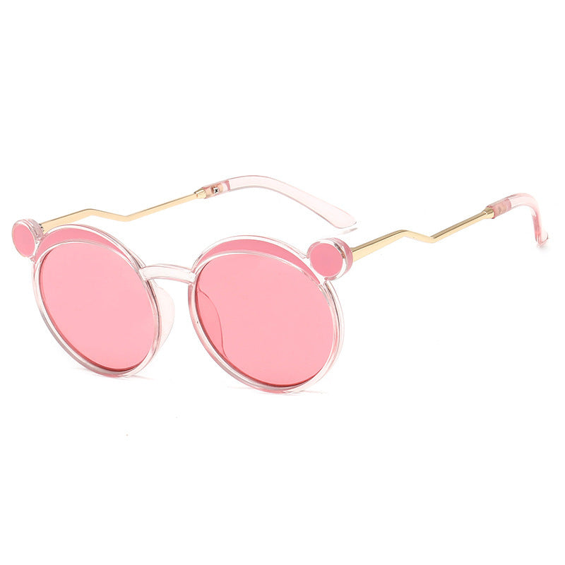 Women Fashion-Round Sunglasses with Innovative Frame and Colored Lenses Kalsten
