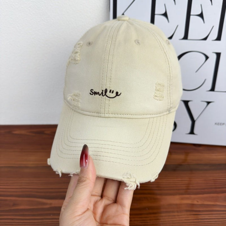 Women's Distressed Cotton Baseball Cap Kalsten 1784270843
