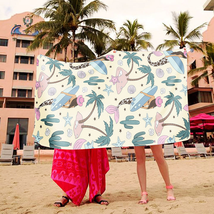 Beach blanket with creative art design Kalsten