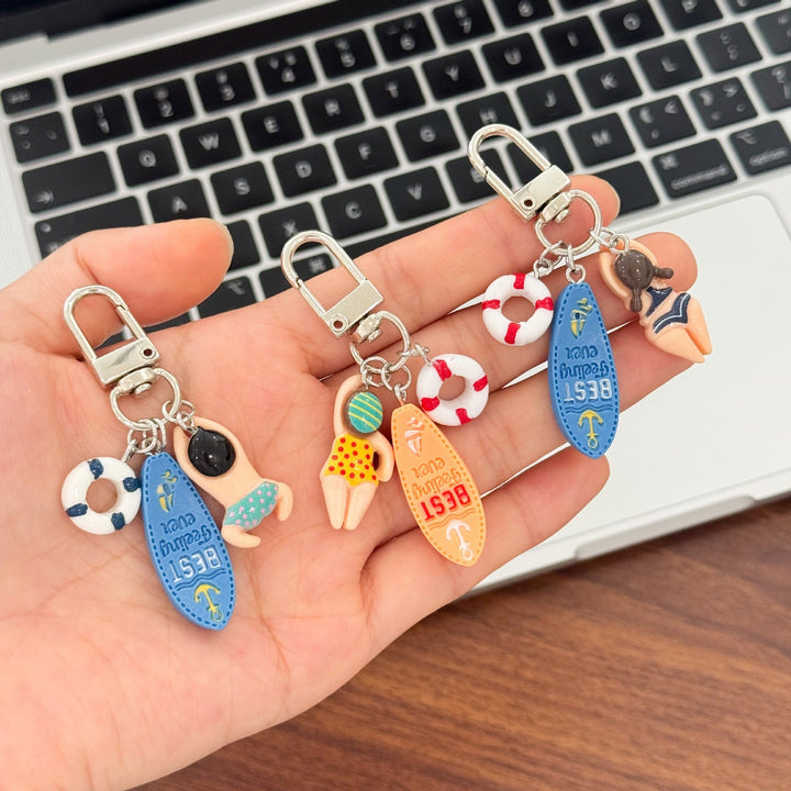 Keychain with Creative Swimming Motif Kalsten
