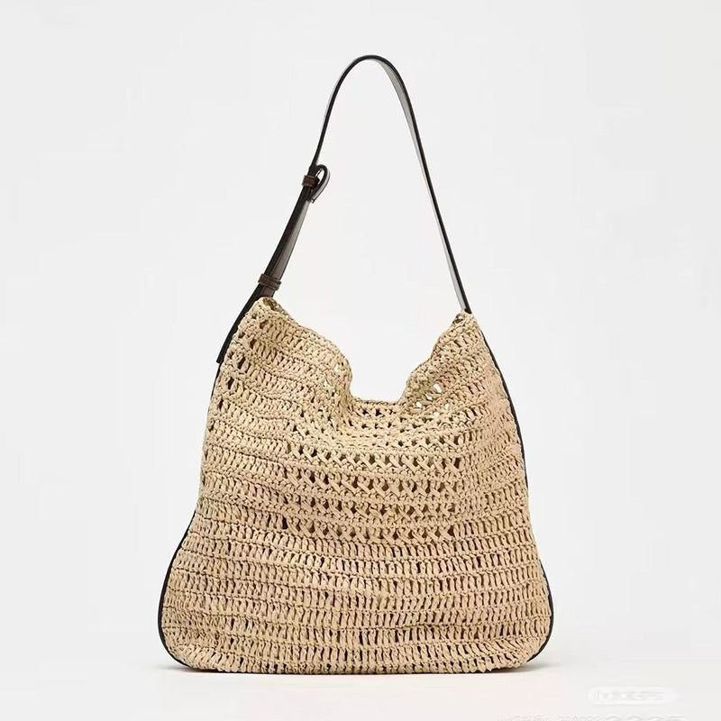Handmade Shoulder Bag in Modern Natural Design Kalsten