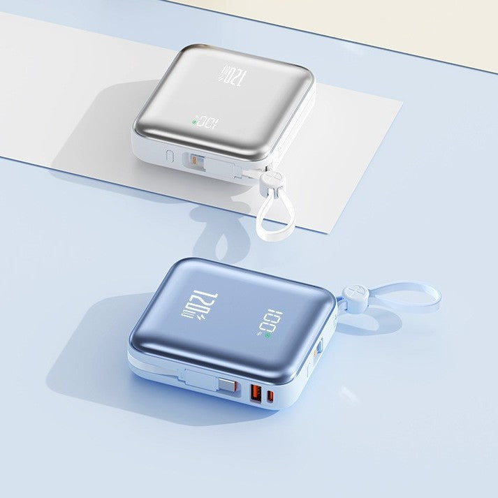 Compact power bank with state-of-the-art quick charging function and digital display Kalsten