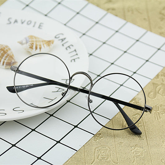 Women Round Glasses with Filigree Metal Frame Kalsten