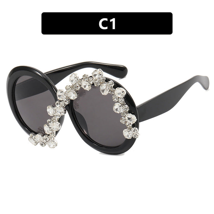 Ladies Glamorous Sunglasses with Rhinestone Applications Kalsten