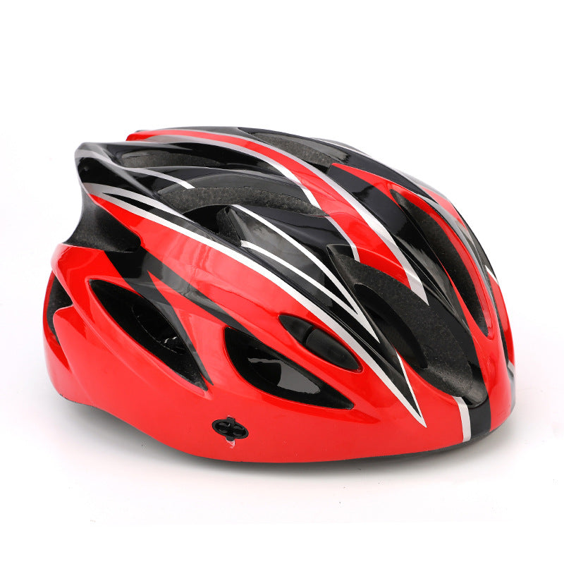 streamlined high-ventilation cycling helmet with micro-adjust retention and impact-absorbing liner Kalsten