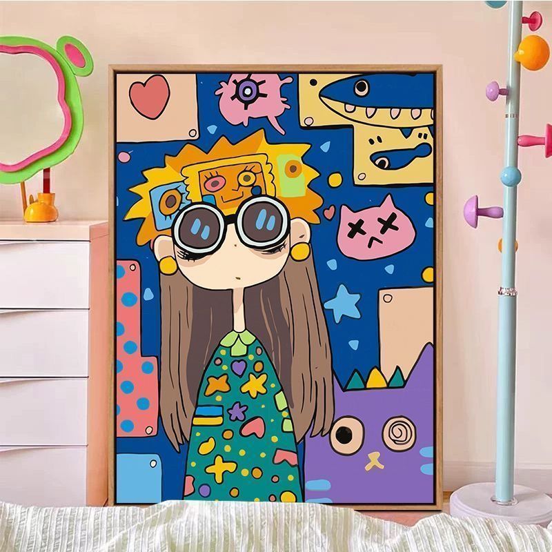 Colorful Abstract Canvas Art Kalsten