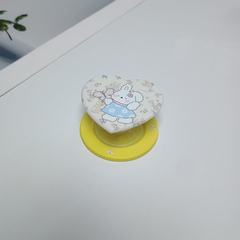Heart-Shaped Character Phone Grip Kalsten