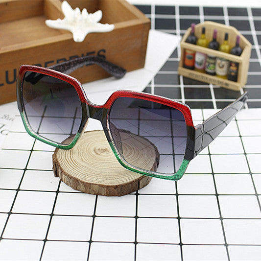 Ladies extravagant square sunglasses with unique design Kalsten