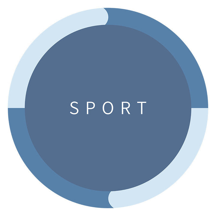 Abstract Sports-Themed Area Mat Kalsten