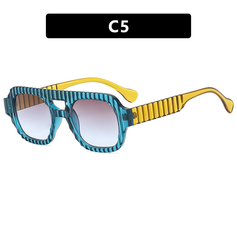 Women's geometric sunglasses with sophisticated structural design Kalsten