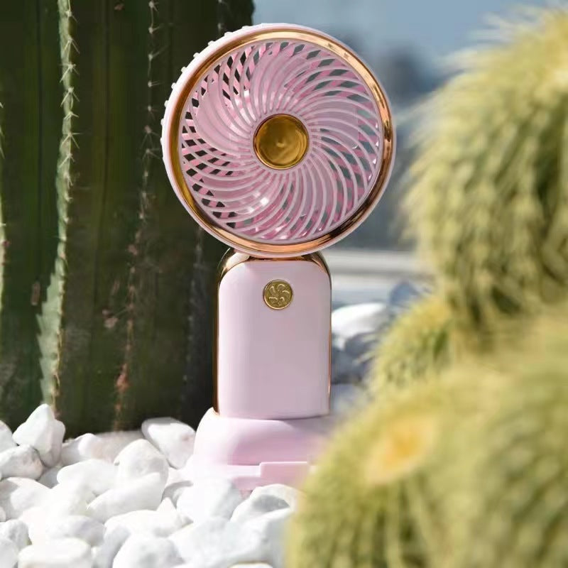 Women's Portable Mini Fan with Innovative Spiral Design Kalsten