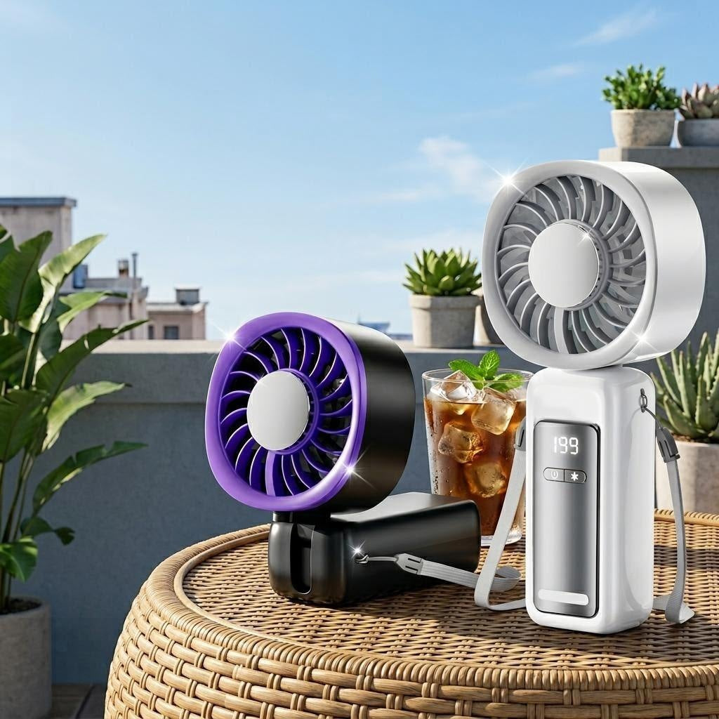 Unisex Portable 4-in-1 Mini Fan Kalsten