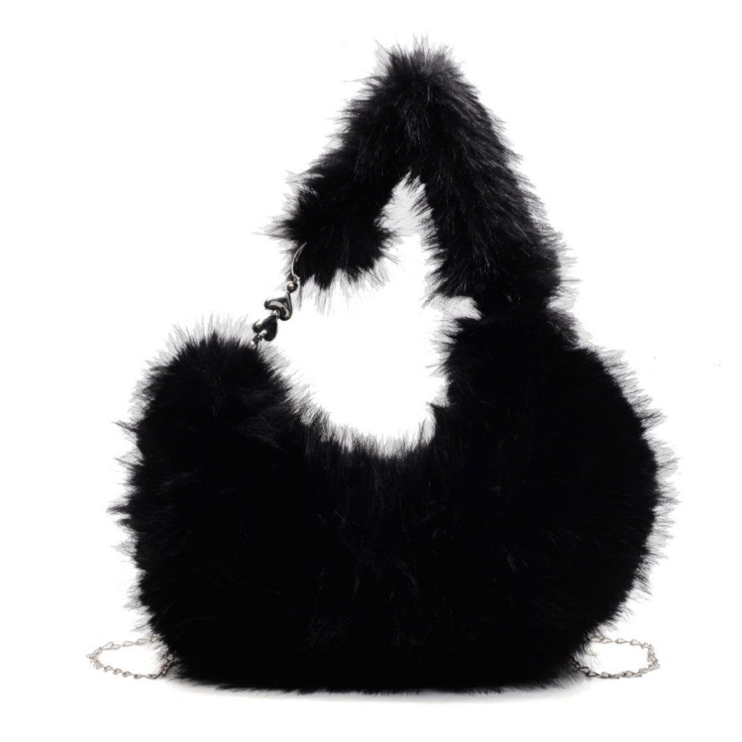 Plush Shoulder Bag with Unique Design Kalsten