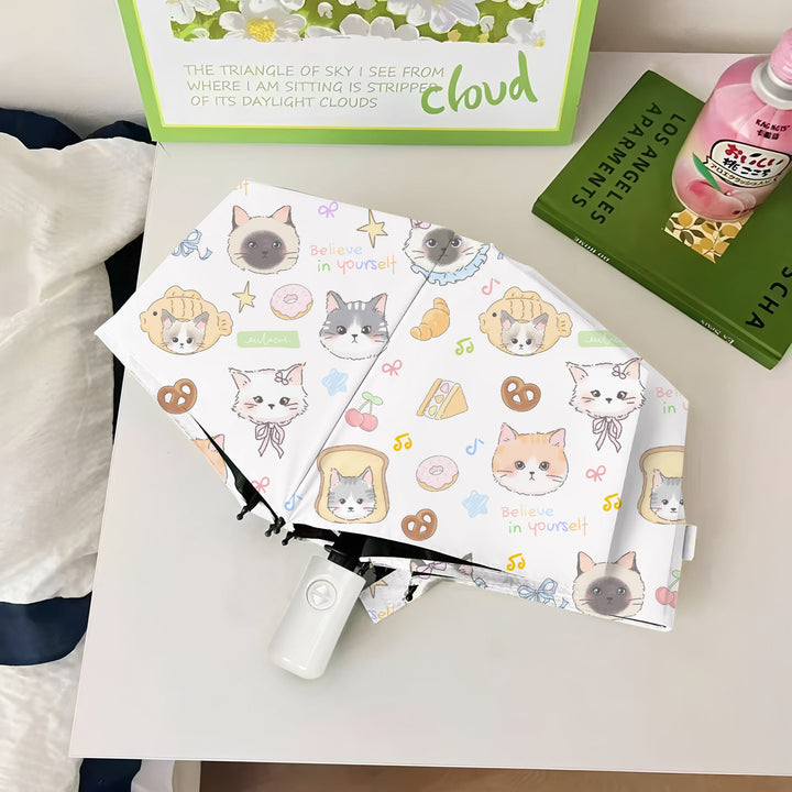 Women's umbrella with cute cat pattern Kalsten