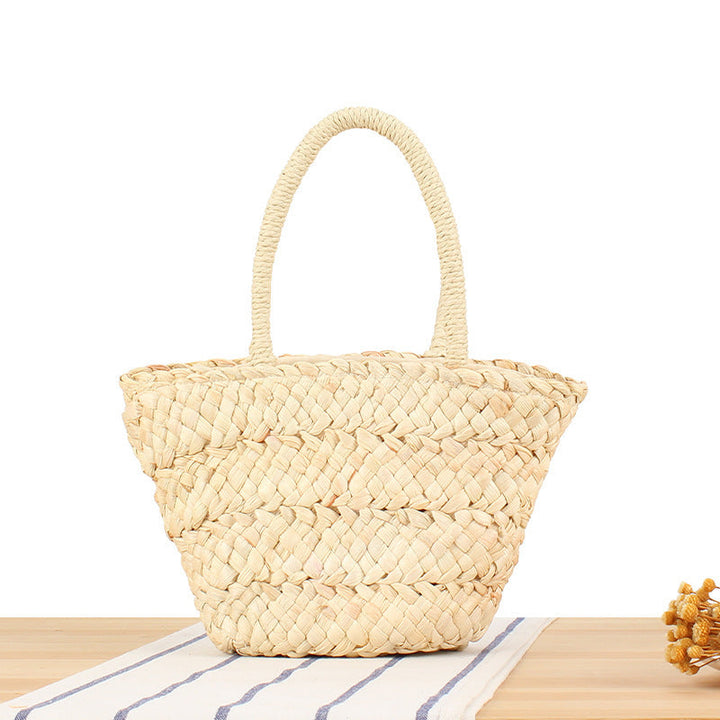 Handbag Made of Natural Woven Material Kalsten