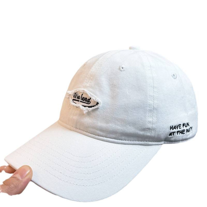Men's Casual Distressed Embroidered Baseball Cap Kalsten