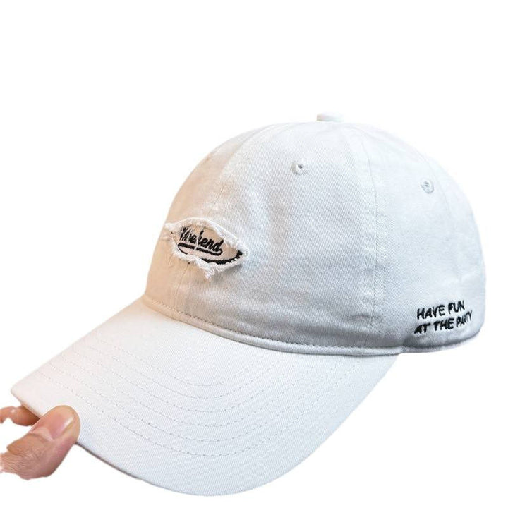 Men's Casual Distressed Embroidered Baseball Cap Kalsten
