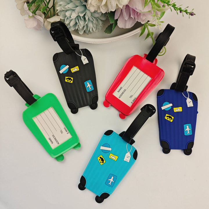 Unisex luggage tag in playful suitcase design Kalsten