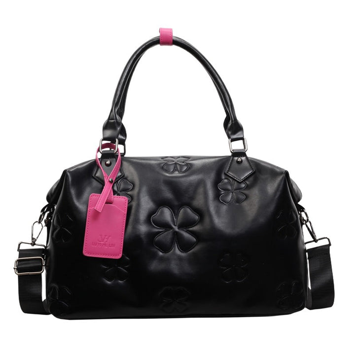 Stylish Floral Embossed Handbag