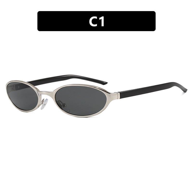 Women's elegant sunglasses with protective UV filter and slim frame Kalsten