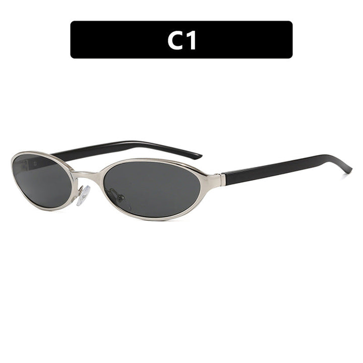 Women's elegant sunglasses with protective UV filter and slim frame Kalsten