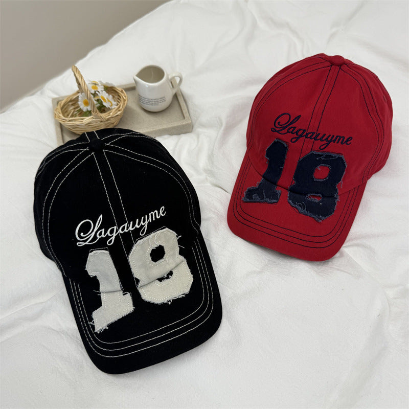 Men's Distressed Denim Baseball Cap Kalsten 1783921779