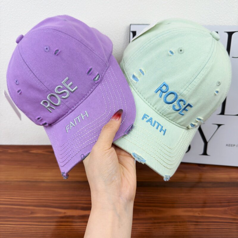 Women's Distressed Graphic Adjustable Cap Kalsten