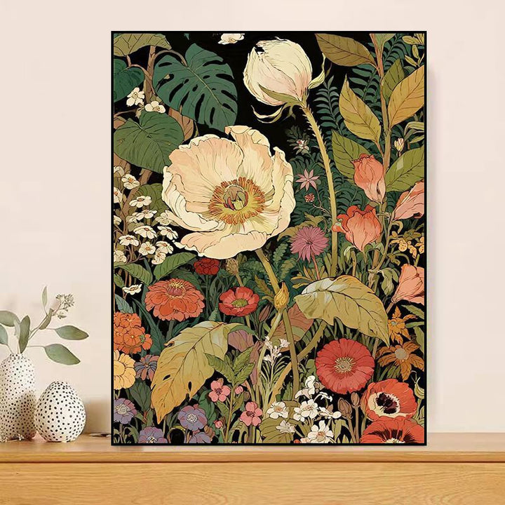 Floral-Themed Canvas Artwork Kalsten