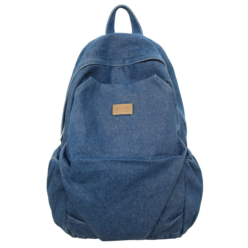 Casual Denim School Backpack Kalsten