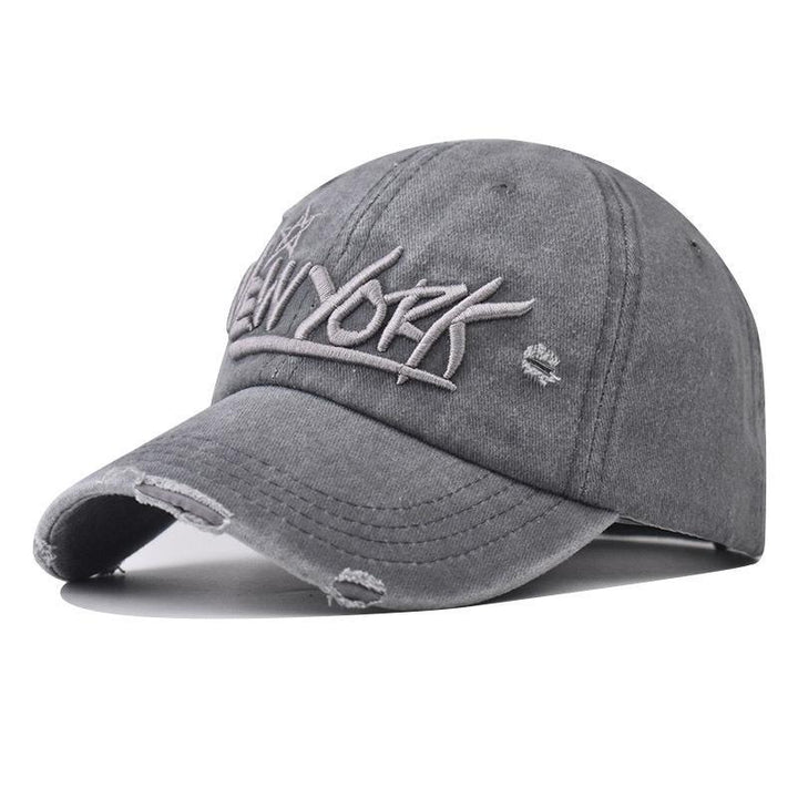 Men's Distressed Casual Embroidered Cap Kalsten