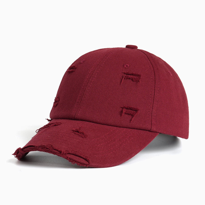 Women's fashionable baseball cap with destroyed look Kalsten