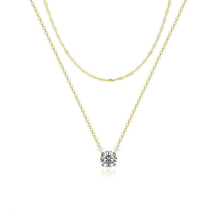 Layered Gold Necklace Kalsten