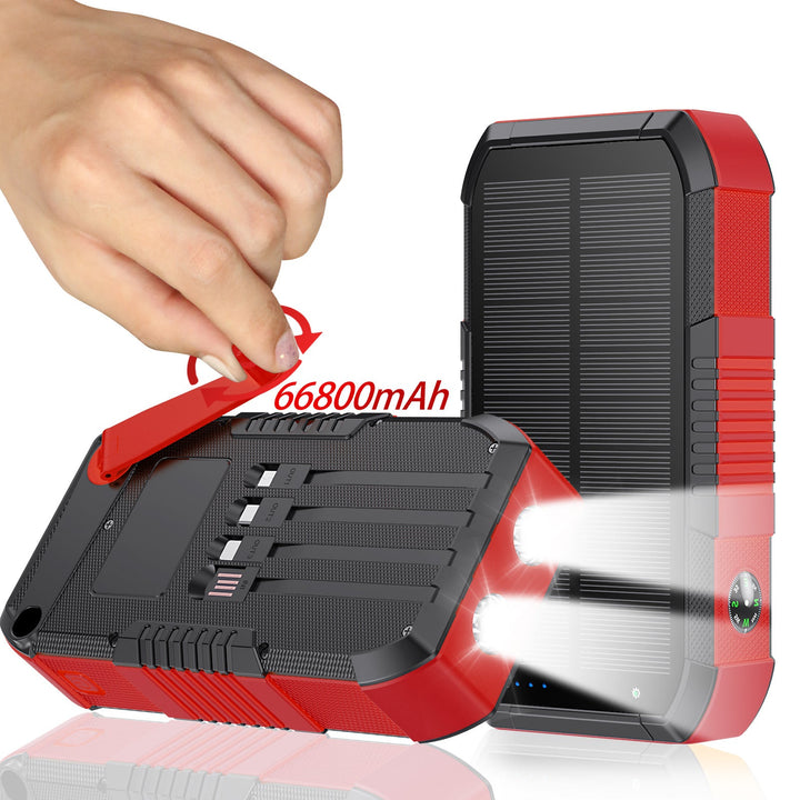 Solar Powerbank with 66800Mah and LED lamp Kalsten