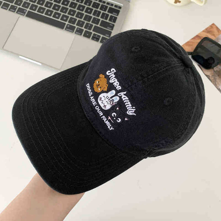 Women's Cute Animal-Embroidered Baseball Cap Kalsten