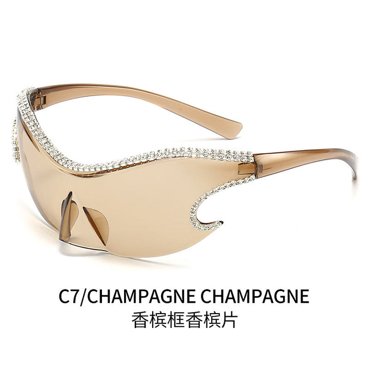 Women's glamorous sunglasses with sparkling rhinestone embellishment Kalsten