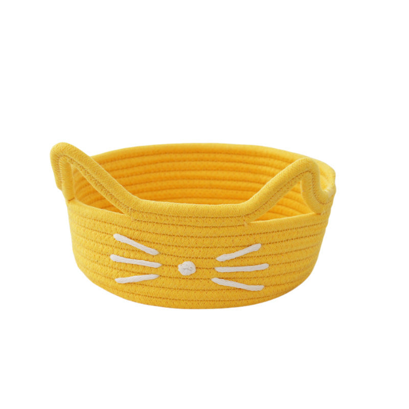 Women Playful Storage Basket in Cat Design Kalsten
