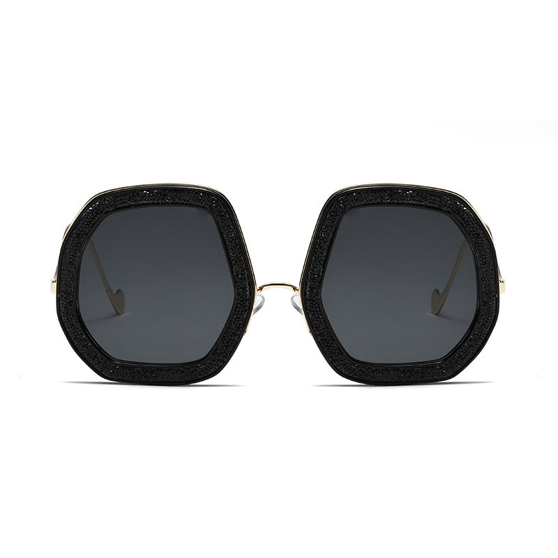 Women's geometric sunglasses with luxurious frame Kalsten
