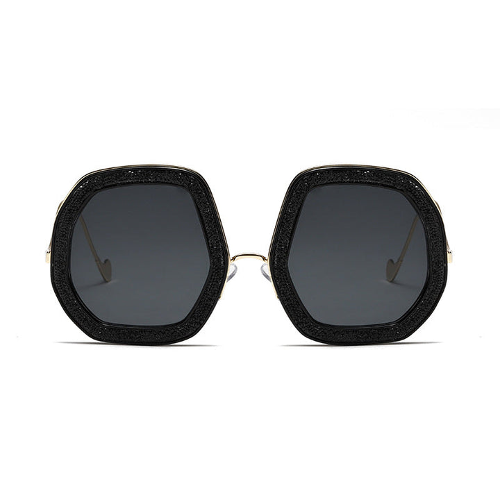 Women's geometric sunglasses with luxurious frame Kalsten