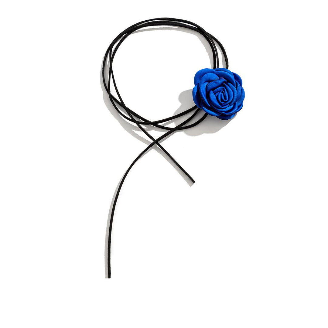 Floral Satin Cord Choker Kalsten