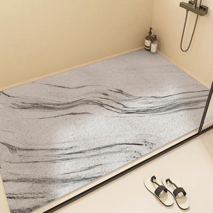 Marble Pattern Shower Mat Kalsten