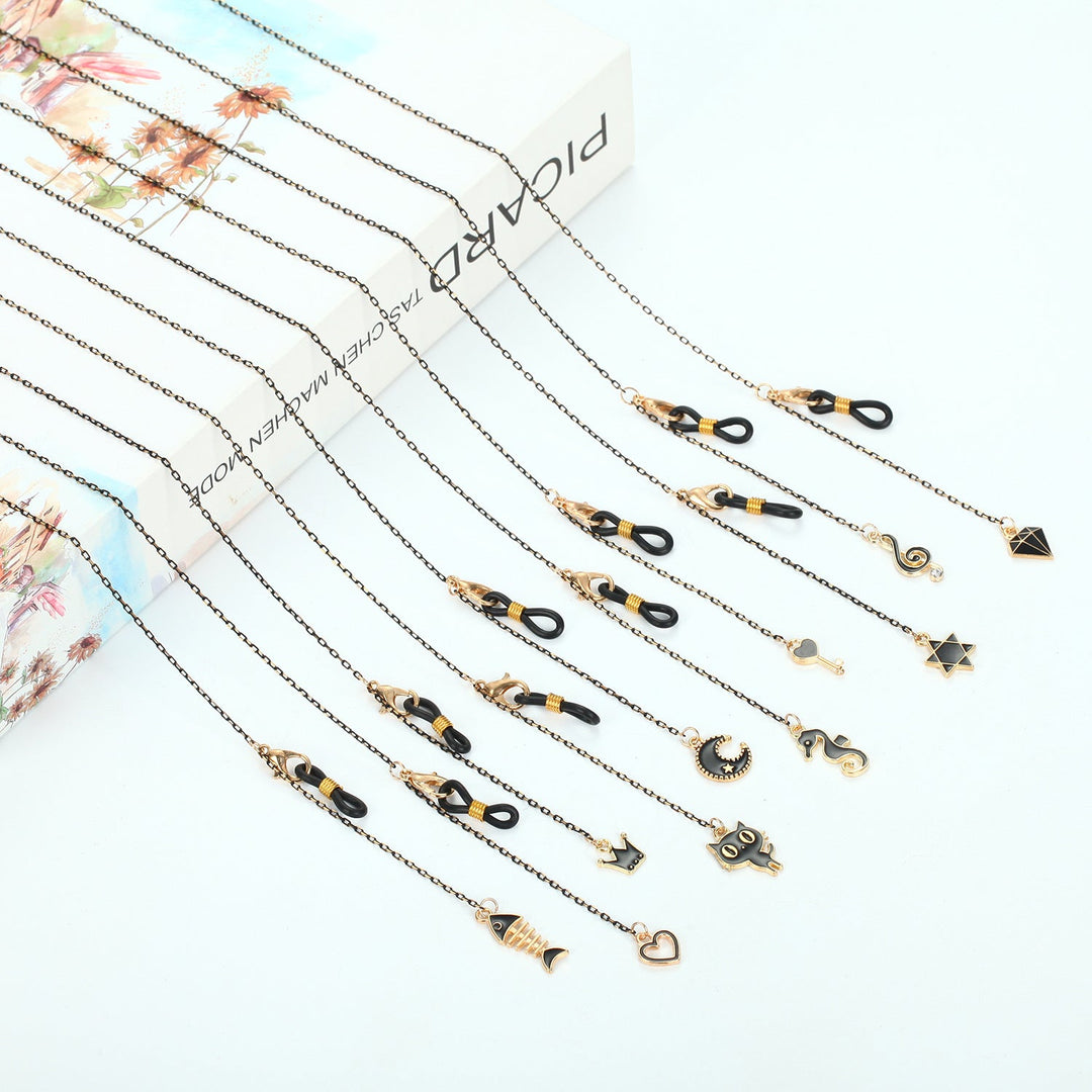 Fashionable glasses necklace with stylish pendants Kalsten